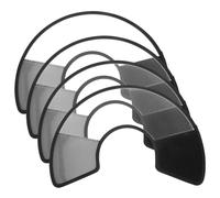 Toyvian 4pcs Adjustable Elizabethan Pet Cone Collar Depth Neck Protective Plastic Collar for Cats Dogs Rabbits Anti-lick Bite Wound Healing Neck Cover