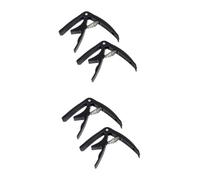 Toyvian 4pcs Adjustable Guitar Capo Lightweight Capo for Ukulele Acoustic for Changes Essential Accessory