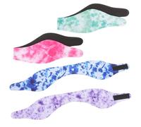 Toyvian 4pcs Adjustable Water Headband Swim Headband for Ears Ear Defenders for Swimming Swimming Nose Clip Adult