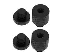 Toyvian 4pcs Aluminum Alloy Microphone Holder Screws with Anti-rust Finish Complete Thread Camera Screw Adapter for Studio Rack Mounting
