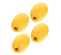 Toyvian 4pcs Anchor Float Floating Buoy Line Oval Water s Boat Anchor Buoy Boat Accessories Pools s Kayak Accessories ing s Marker Fishing Pvc Yellow