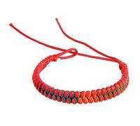 Toyvian 4pcs Assorted Color Wax Cord Bracelets Handmade Rope Woven Bangles Lightweight Hand Knitting Wrist Bands for Women Daily Use and Travel
