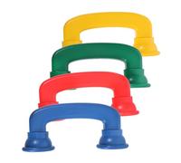 Toyvian 4pcs Auditory Feedback Telephone Receiver Toy for Children with Abs Material and Hand Protection, Interactive Play Phone for Pronunciation Correction and Developing Reaction