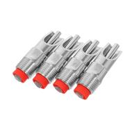 Toyvian 4pcs Automatic Pig Waterer Nipple with Water Tank Connector for Piglets Goats Drinking Barrel Kit Easy to Clean Design Precise Flow Control for Healthy Growth and Farm Automation