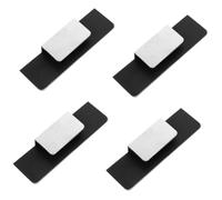 Toyvian 4pcs Bass Drum Hoop Protector Jazz Drum Silicone Pad and Dampeners Practice Use