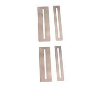 Toyvian 4pcs Bendable Guards Fret Protectors for Guitar Bass Fret Dressing Set Silver Essential Luthier Tool to Protect during Work