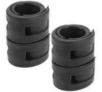 Toyvian 4pcs Bike Chainstay Guard Rubber Black for Mountain Bikes | Chain Slap Protection, Rear Fork and Derailleur Side Use, Commuter Cyclists, Daily Commuting