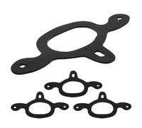 Toyvian 4pcs Black Rubber Spur Straps for Secure Fitment and Flexible Material Suitable for Various Boot Types in Equestrian Riding