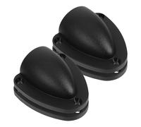 Toyvian 4pcs Boat Air Vent Cover Nylon Marine-grade Black Protective Cap Weather Resistant Comprehensive Protection Boat Airflow Vent Cover for Cabins