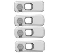 Toyvian 4pcs Boy Girl Safety Lock Cabinet Lock for Doors Windows Functional Multi-Purpose Cupboard Safety