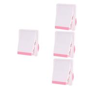 Toyvian 4pcs Boy Girl Sliding Glass Door Lock Safety Window Lock for Boy Girl Dual Button Design Prevents Accidental Openings for Home Security for Boys and Girls