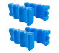 Toyvian 4pcs Breast Milk Ice Pack Ice Cooler Bag Instant Milk Storage Wave Design for Breastfeeding
