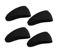 Toyvian 4pcs Breathable Elastic Sports Headbands for Men Sweat Absorbing Hair Bands for Workout and Outdoor Training Lightweight Flexible Sweatbands for Exercise and Fitness