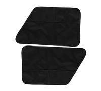 Toyvian 4pcs Car Door Scratch Cover Protector Pet Vehicle Interior Durable Oxford Cloth Dog Easy Installation Fits Models Black