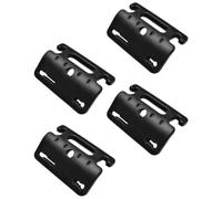 Toyvian 4pcs Car Safety Assist Handle Headrest Hook Black Abs Universal Fit