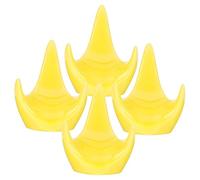 Toyvian 4pcs Ceramic Ocarina Holder Bracket Portable Stand Musical Instrument Stand Home Decor Material