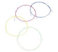 Toyvian 4pcs Complete Nylon Strings for Aquila Ukulele Soprano Concert Tenor Replacement Parts Smooth Play for Levels