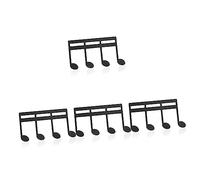 Toyvian 4pcs Convenient Music Score Clip Metal Page Holder for Guitar Piano Violin Accessory for Musicians to Keep Sheet Music Organized and Open