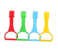Toyvian 4pcs Crib Rail Hanging Rings Boy Girl Training Ring for Boy Girl Practice in Playpen