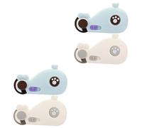 Toyvian 4pcs Cute Childproof Cabinet Locks for Home Adorable Secure Versatile Use for Cabinets Closets and Pantries