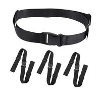 Toyvian 4pcs Dining Chair High Chair Belt Strap for Black Polyester