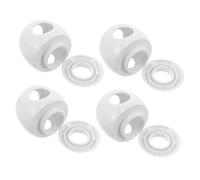 Toyvian 4pcs Door Knob Covers Soft Cushioning Childproof Door Handle Protectors for Home Safety Fit Safe Material Prevents Bumps and Bruises