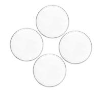 Toyvian 4pcs Drum Heads Replacement for Jazz Drum Kit Percussion Musical Instrument Parts Compatible for Practice and Performance