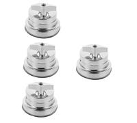 Toyvian 4pcs Drum Leg Replacement Bracket Alloy Drum Base for Improved Durability Fit Convenient Installation for Musicians for Performance and Practice