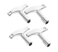 Toyvian 4pcs Drum Tuning Key Pegs Drum Key Wrenches Hexagon Square Easy to Carry