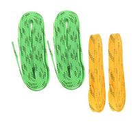 Toyvian 4pcs Durable Waxed Hockey Skate Laces for Ice and Figure Skates Freeze and Abrasion Resistant Comfortable Soft Fit for Skaters of All Ages