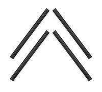 Toyvian 4pcs Dustpan Plastic Lip Replacements Dustpans Edge Bars Sturdy Plastic Material Easy to Replace Accessories for Home Cleaning