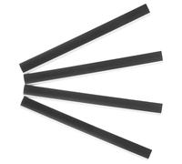 Toyvian 4pcs Dustpan Rubber Edge Strips Replacement for Indoor Dustpan Flexible Rubber Stripping for Cleaning Tools Easy Install Protective Replacement Accessories