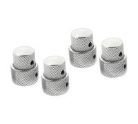 Toyvian 4pcs Electric Guitar Potentiometer Knob Knobs for Volume Bass Easy Installation Replacement for Electric Guitars and Basses
