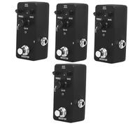 Toyvian 4pcs Electric Guitar Single Block Effector Pure Booster High Gain Pusher Effector Power Supply for Guitar Effects and Delay Pedal