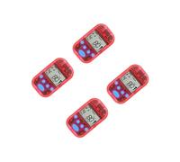 Toyvian 4pcs Electronic Mini Metronome for Guitar and Piano Digital Tuner Accurate for Practice Sessions and Live Performances