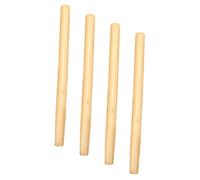 Toyvian 4pcs Ergonomic Wooden Handle Replacements for Sickles and Hoes Durable and Comfortable Grips Easy to Install Lightweight Design for Various Farming Tools