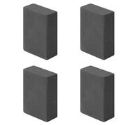 Toyvian 4pcs Erhu Huqin Sponge Filter Pad Wear-resistant Maintains Sound Quality Delicate Practice Mute for Beginners Instrument Accessories