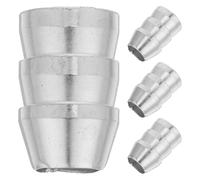 Toyvian 4pcs Extended Metal Handle Wedge for Mallet and Axe Handles, Silver Iron Construction with Easy Installation, Versatile Application for Woodworking and Agricultural Hand Tools,