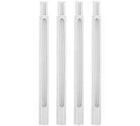 Toyvian 4pcs Extended Pole for Baby Crib Mobile Replacement Arm with Height Adjustment, Stable Installation Plastic Rods for Bed Bell Toy Holder, for Travel and Relocation