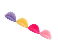 Toyvian 4pcs Flute Thumb Rest Silicone Finger Finger Cover Maintain Correct Position Protects Instrument and Hands for Wind Instrument Parts Random Color