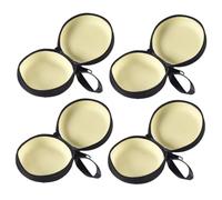 Toyvian 4pcs Football Tinplate Coin Bags Rounded Change Storage Pouches with Random Interior Colors for School Shopping Work Small Candy Organizer Random Color