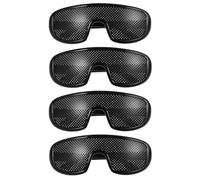 Toyvian 4pcs Glasses for Improvement Lightweight Plastic Corrective Eyeglasses with Trainer Pin Hole Technology Robust Design to Shield Eyes from Sunlight Suitable for Outdoor Sports