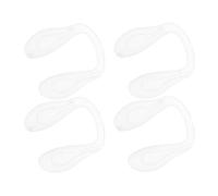 Toyvian 4pcs Glasses Replacement Nose Pads U Shaped Silicone Anti Slip | Minimalist Style, Eyeglasses and Eyewear, Easy Installation, Office Work and Outdoor Sports Use