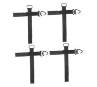 Toyvian 4pcs Glove Strap Keeper High Strength Oxford Cloth Gear Glove Belt Clip for Outdoor Camping and Hiking Activities Lightweight and Compact Design for Easy Carrying