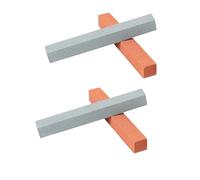 Toyvian 4pcs Guitar Bridge Grinder Stones Guitar Repairing Kit Fret File Tool for Ukulele String Instrument