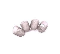 Toyvian 4pcs Guitar Finger Caps Silicone Protectors for Ukulele Mandolin and Electric Guitar Comfortable and Durable Fingertip Guards Reduces Pain and Soreness