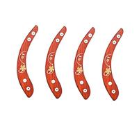 Toyvian 4pcs Guitar Hand Rest Ergonomic Sandalwood Armrest for Acoustic Guitar Easy to Install and Maintain for Lovers Seeking Comfort and Support