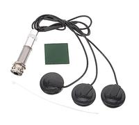 Toyvian 4pcs Guitar Pickup Multi-function Piezoelectric Pickup for Acoustic Instruments Easy to Install No Drilling Required Compatible Guitar Ukulele Violin Mandolin