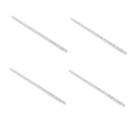 Toyvian 4pcs Guzheng Mute Belt Practical Guzheng Practice Mute Strip Silicone Weak Belt for Beginners