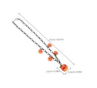 Toyvian 4pcs Halloween Pumpkin Necklace Lightweight Pumpkin Pendant Jewelry for Cosplay Stage Shows Party Accessory Comfortable Fit Festive Vibes
